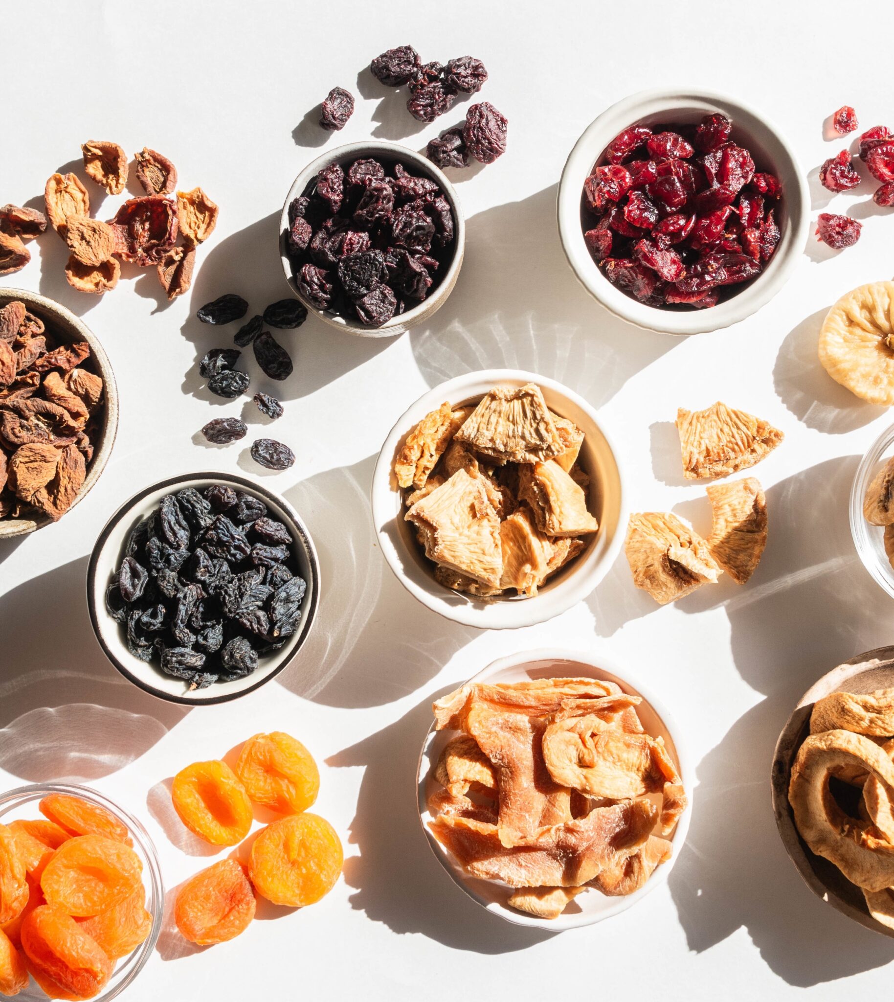 Various,Dried,Fruits,And,Berries.,Flat,Lay,Dried,Or,Sun-dried